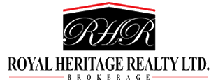 royal heritage realty ltd brokerage logo white transparent